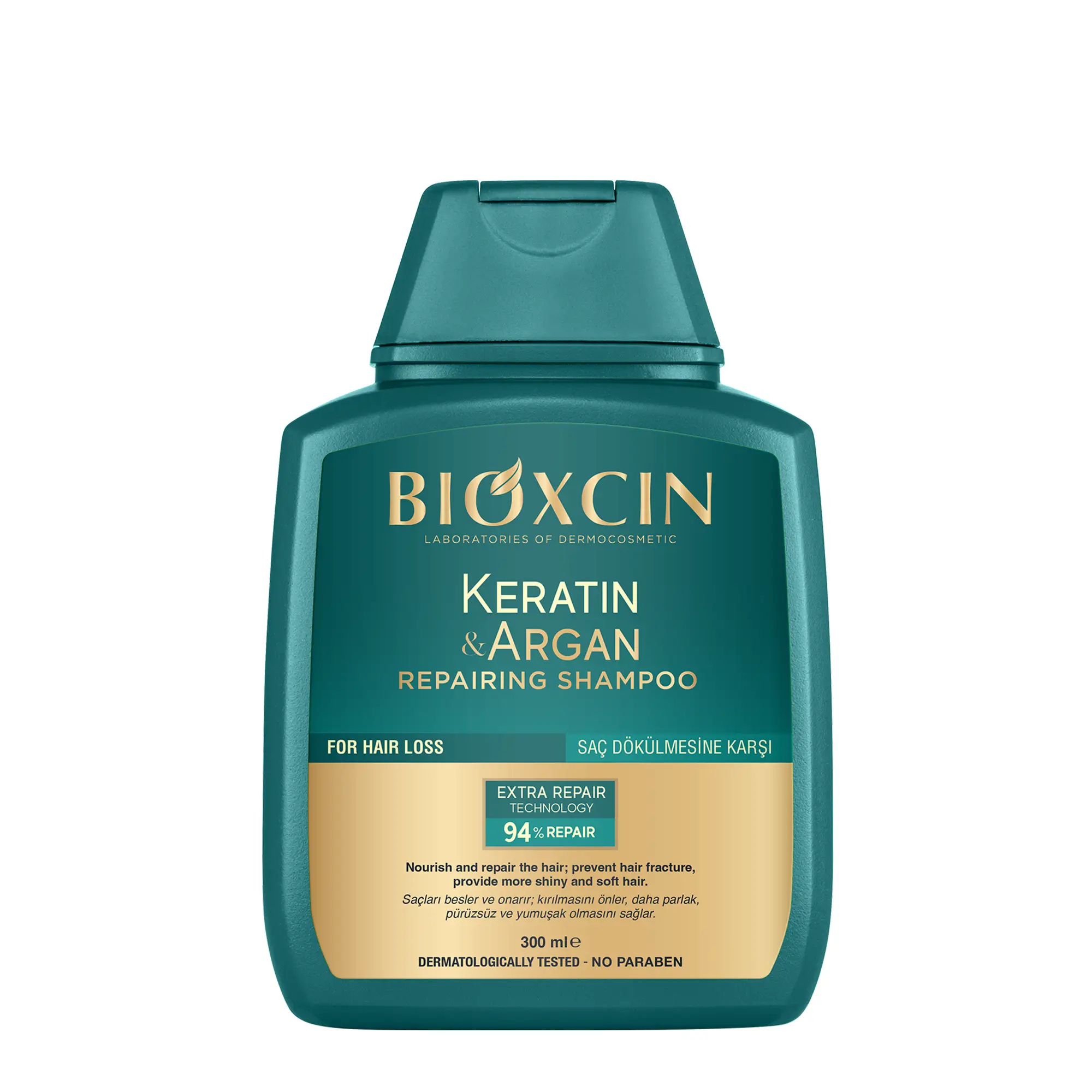 ESILEHT Bioxcin Keratiin & Argaania taastav šampoon